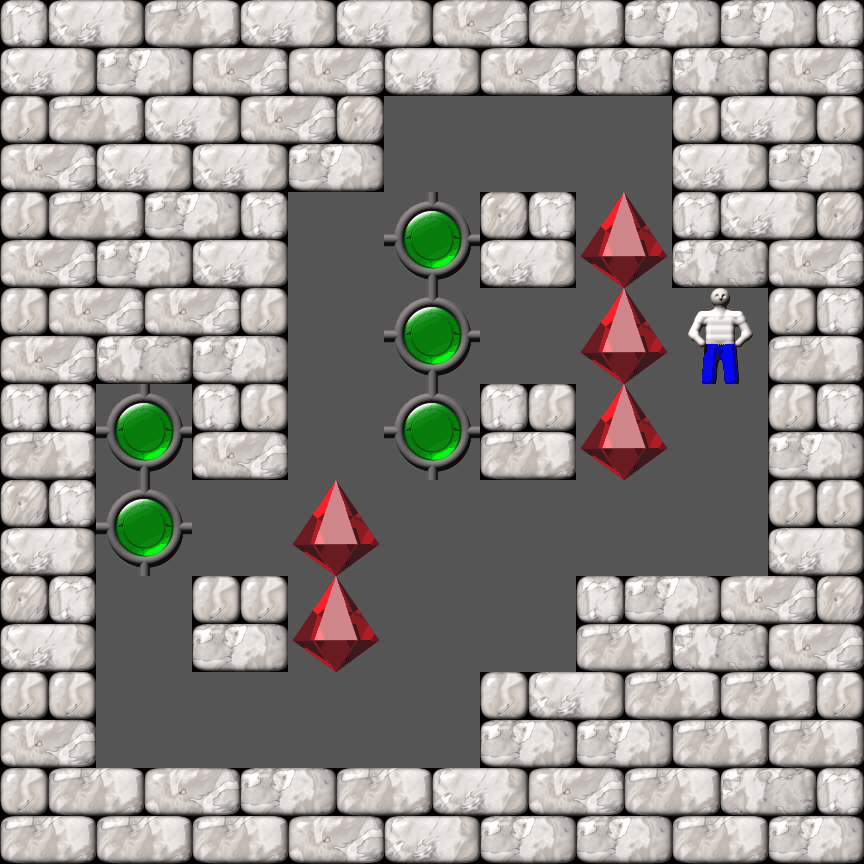 Сокобан More Bugs collections уровень 336